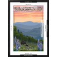 thumbnail image 5 of Art.com Black Mountain, North Carolina - Spring Flowers and Bear Family Art Print by Lantern Press, Black Frame Wall Art, 17" x 23", 5 of 5