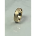thumbnail image 2 of 14K Yellow Gold Satin Flat Brushed Finish Solid Gold 6mm Unisex Wedding Band, 2 of 4