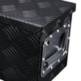 thumbnail image 6 of Spec-D Tuning 31" Heavy Duty Black Aluminum Tool Box Truck Pickup Underbody Storage + Handles, 6 of 7