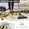 thumbnail image 5 of Summer Bee Love Outdoor Rug for Patio/Deck/Porch, Non-Slip Large Area Rug 5 x 8 Ft, Daisy Floral Eucalyptus Leaves Rustic Indoor Outdoor Rugs Washable Area Rugs, Reversible Camping Rug Carpet Runner, 5 of 8