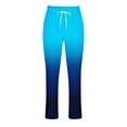 thumbnail image 4 of jjayotai Sweatpants Men, Fashion Gradient Sweat Pants, Loose Fit Track Drawstring Joggers Lounge Pants Athletic Trousers with Pockets Blue XXL, 4 of 4