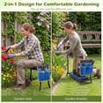 thumbnail image 5 of Costway Folding Sturdy Garden Kneeler Gardener Kneeling Pad & Cushion Seat Knee Pad Seat Blue, 5 of 9