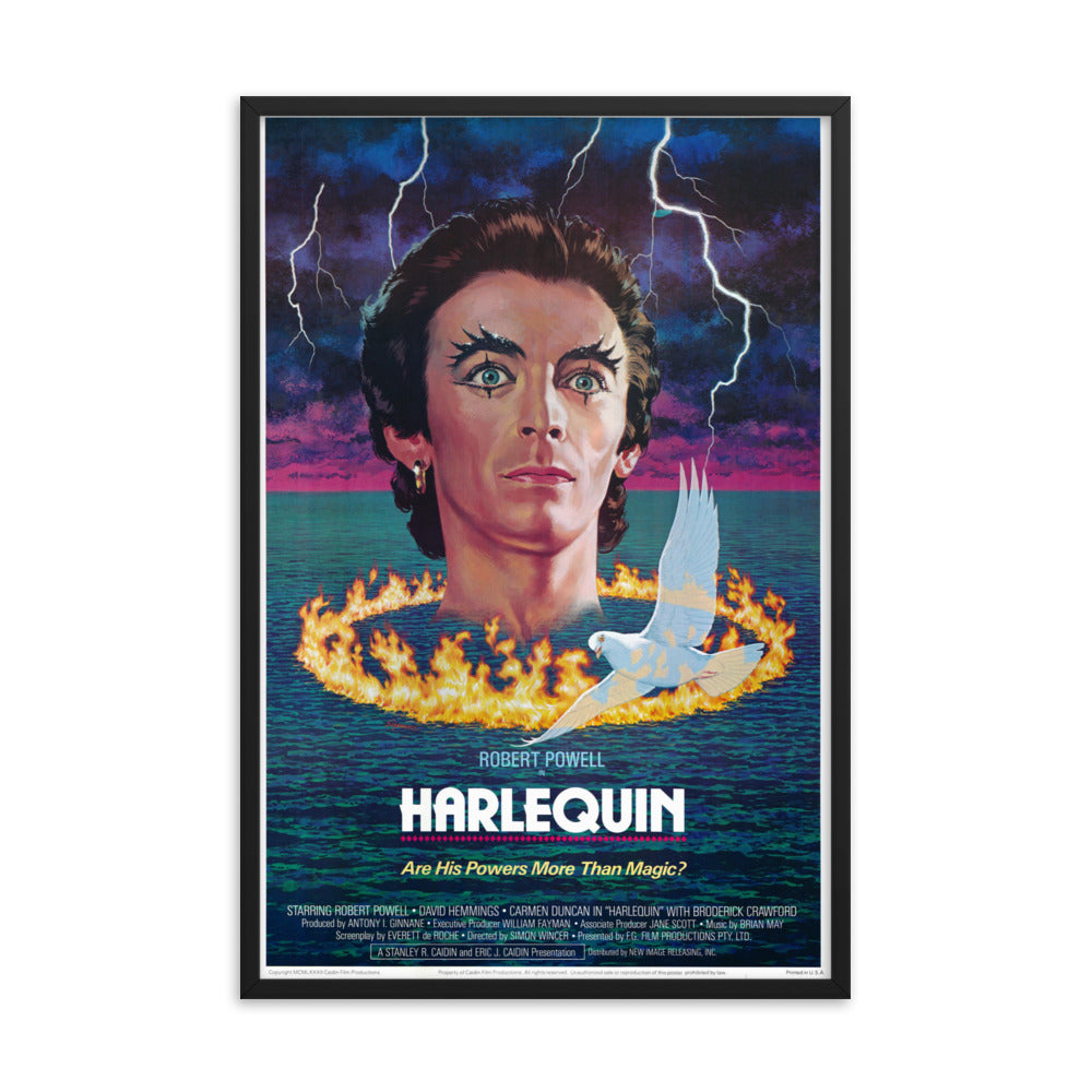 Harlequin 1982 REPRINT movie poster