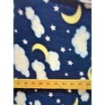 thumbnail image 2 of Lilly Craft Moons and Clouds Fleece Fabric - Sold by The Yard - 58" / 60" Wide, 2 of 2
