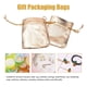thumbnail image 4 of 300 Unids Papel de Oro Bolsa de Organza Bolsas de Regalo de Dulces Decoración Navideña Bolsa de Favor de Fiesta de Boda Bolsas de Embalaje de Regalo Bolsa Con Cordón 5X7cm, 4 of 5