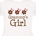 thumbnail image 4 of Inktastic Grammy's Girl Daisies Girls Long Sleeve Baby Bodysuit, 4 of 5