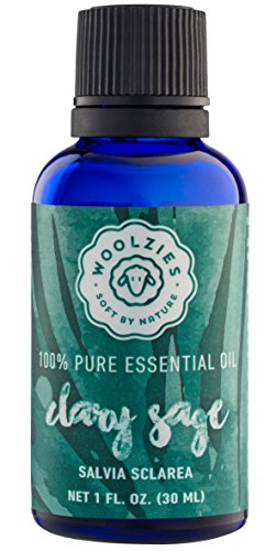 Woolzies 100% Pure Clary Sage Essential Oil 1 Fl Oz