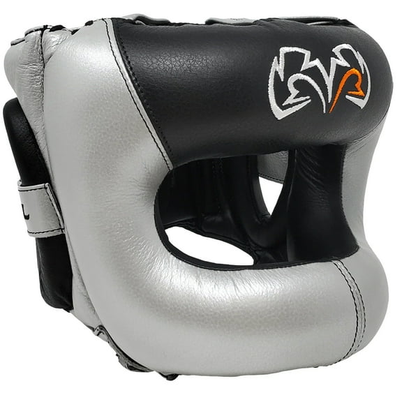 RIVAL Boxing RHGFS3 Guerrero Face-Saver Headgear - S/M - Silver