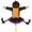A, variant on NIUBWJL Halloween Decorations, Solar Witch Large Crashing Witch into Tree Outdoor Decor, Without Light Flying Witch for Tree, Yard, Patio, Porch Outdoor Decoration