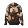thumbnail image 2 of Picia Sky Sunset Bronze Dragon Women's Men's UPF 50+ Sun Protection Hoodie Shirt Long Sleeve SPF Fishing Outdoor UV Hiking Lightweight Shirts-Medium, 2 of 9