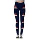 thumbnail image 3 of MKLEKYY Leggings para mujer Leggings para mujer Leggings de entrenamiento Pantalones con estampado navideño de bloques de color Leggings suaves y elásticos 2254, 3 of 4