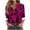 Hot Pink, variant on Karight Womens Button Down Shirt Long Sleeve Blouse