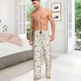 thumbnail image 4 of Men's Pajama Pants Pjs Bottoms With Pockets Sleep Lounge Pants For Men, 4 of 7
