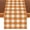 Orange and White, variant on Watercolor  Buffalo Check Plaid Placemats Gingham Table Mats Farmhouse Spring Easter Home Table Decorations-