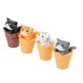 thumbnail image 5 of Miniature Cat Decors 4Pcs Cute Ice Cream Figures for Gardening Indoor Decoration PVC Ornaments, 5 of 5