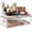 1 long drawers, variant on Stackable Storage Drawers, Acrylic Bathroom Counter Organizer Clear Makeup Organizers for Vanity, Kitchen Cabinets, Bathroom, Undersink, Home Organization and Storage (1 Top 4 Drawers D)