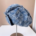 thumbnail image 5 of CoCopeaunts Sequin Beret Octagonal Hats For Women Vintage Classic Newsboy Caps Lady Beret Hat Flat Brim Cap Female Spring Painter Berets Cap, 5 of 6