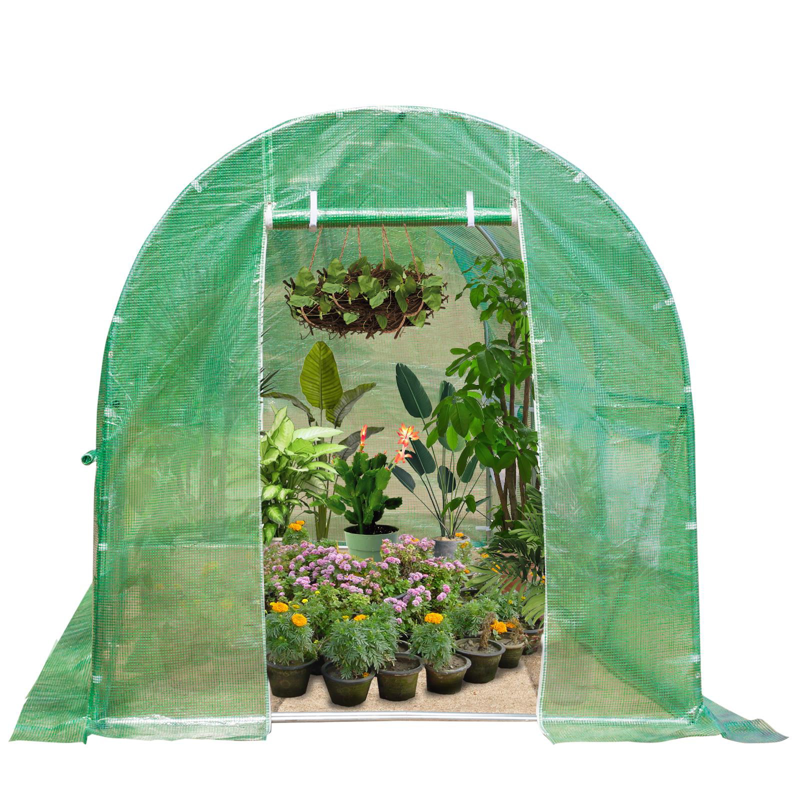 Details about   Quictent White Greenhouse 10x9x8 Outdoor Walk In Green House Gardening Planter 