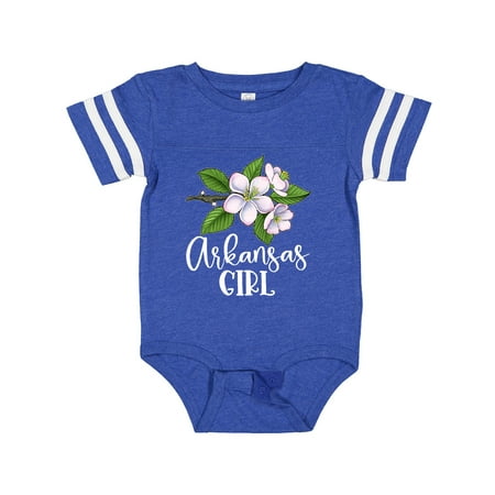 

Inktastic Arkansas Girl Apple Blossoms Gift Baby Girl Bodysuit