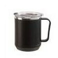 thumbnail image 1 of Bilqis Deals Coffee Mug, Portable Double Layer Stainless Steel Mug With Lid And Handle, Induction Heatable, Insulated Coffee Mug For Travel, Camping, Office, 1 of 9
