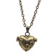 thumbnail image 5 of Colgante de corazón Zulema con cadena de 50 cm Collar colgante conmemorativo, 5 of 8