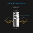 thumbnail image 4 of 5Pcs/pack Jomo Tech Lite 40 / Lite 40S 0.5 Ohm Replacement Sub-Ohm Coils Head, 4 of 5