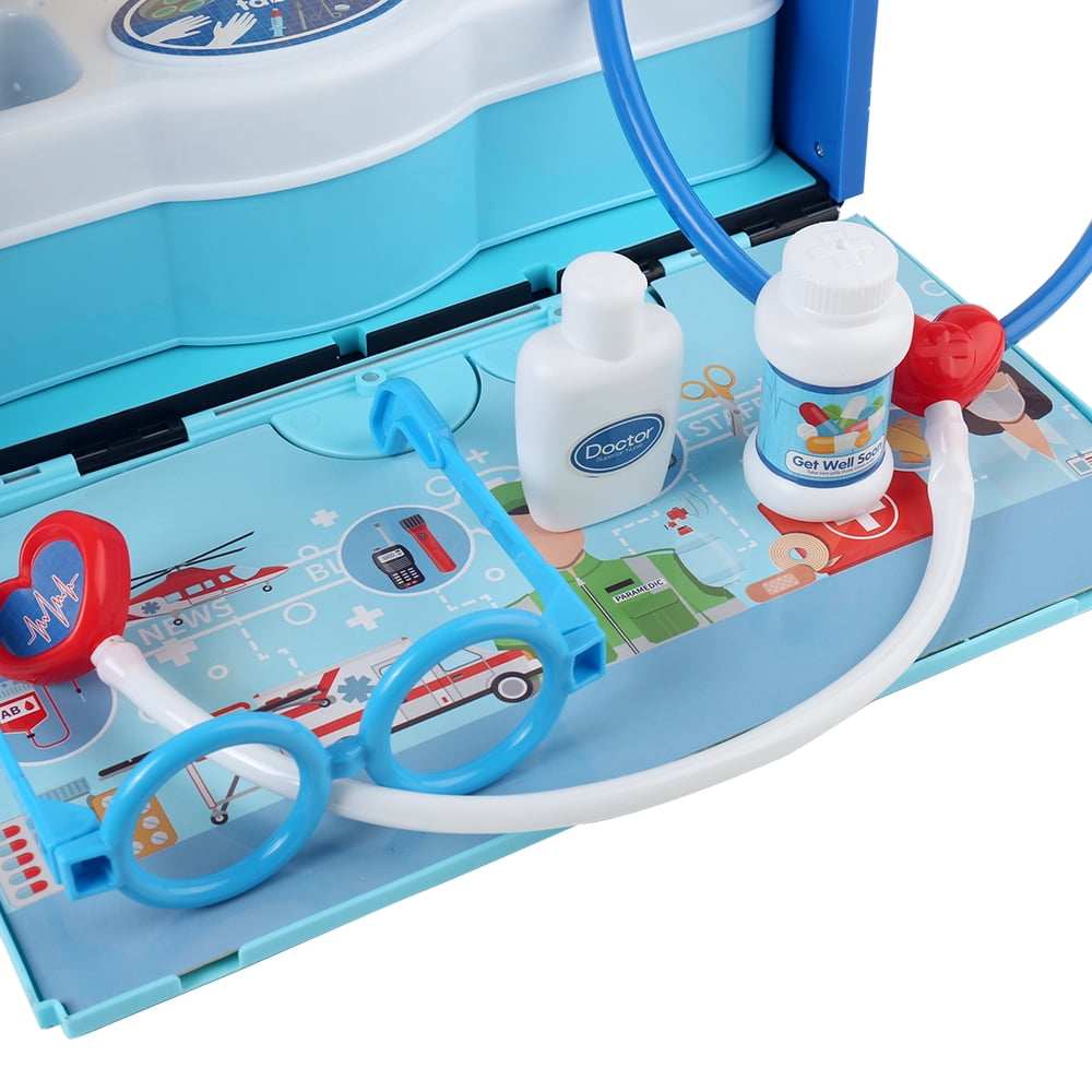 Kids Doctor Cart Medical Truck Kit — Mobile Pet & Human Care Playset with Pretend Medical Tools for Imaginative Role Play