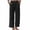 #02 Black 【Mix & Match: Stock Up on Your Favorite Colors】, variant on Women's Casual Cotton Blend Straight Leg Pants with Pockets, Mid Waist Loose Fit Trousers, Soft & Comfortable Daily Wear, for Work, Office, Travel, | TruHer,Navy S