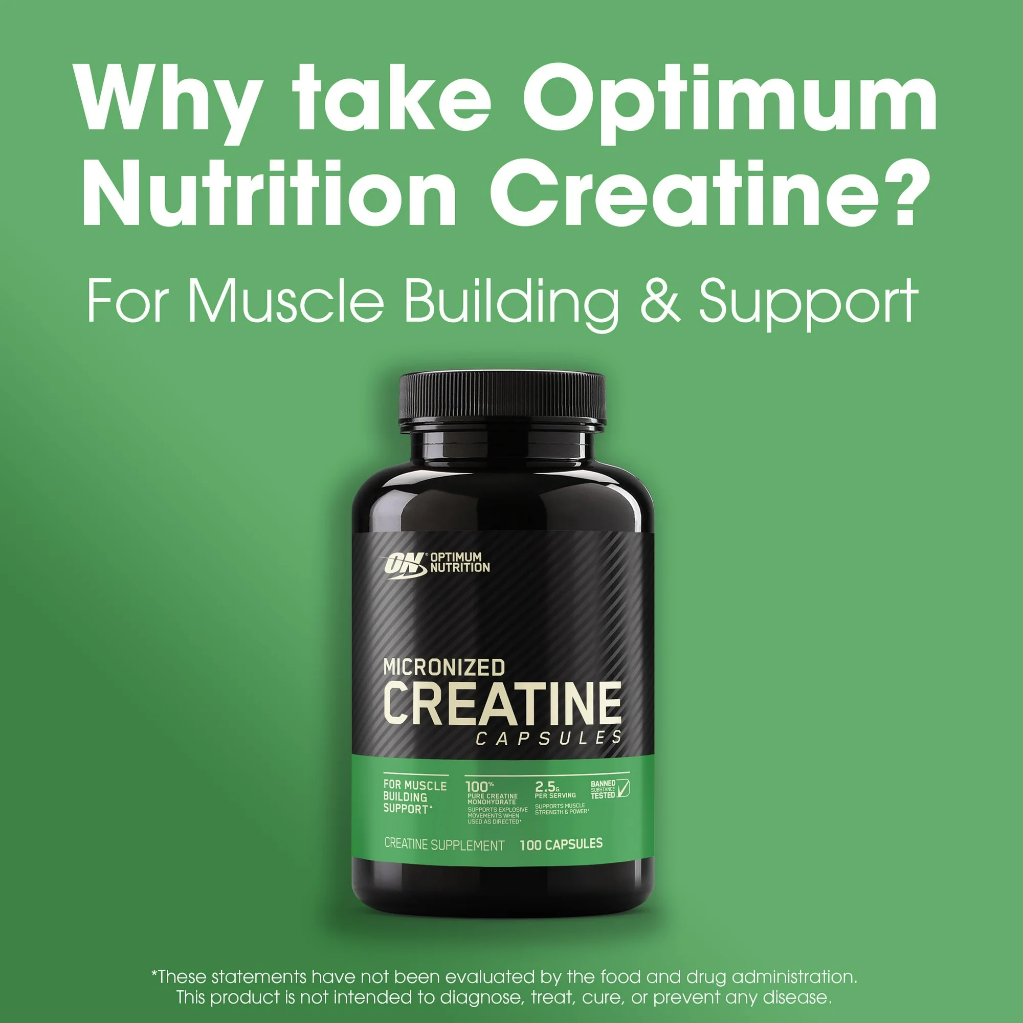 Créatine Monohydrate MyVitamins - Boîte De 250 Comprimés - Pour La Performance Sportive