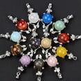 thumbnail image 2 of Skeleton Healing Crystal Ball Bead Unisex Alloy Skull Pendant Necklace Gothic, 2 of 9