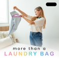 thumbnail image 4 of Travel Laundry Bag - & Smell-proof Clothes With Folding Hanger Outer Pouch | Large Storage For Suitcase  Gym Packing Dirty Organizer (blue), 4 of 6