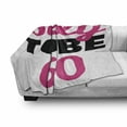 thumbnail image 3 of 60th Birthday Soft Flannel Fleece Throw Blanket, Hot Party Theme Funny Themed Being 60 Years Old Hand Written Words, Cozy Plush for Indoor and Outdoor Use, 60" x 80", Hot Pink and Black, by Ambesonne, 3 of 6