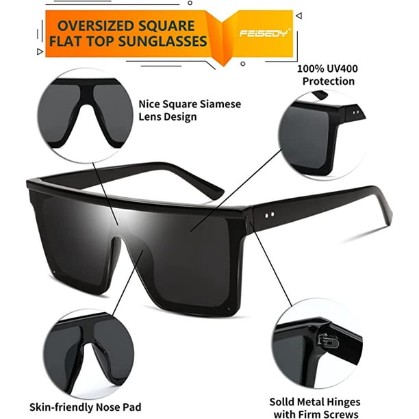 Gafas de sol superior plano deals
