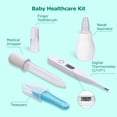 thumbnail image 4 of Lupantte 24 in 1 Baby Healthcare and Grooming Kit, Baby Nursery Kit Baby Electric Nail Trimmer Set, Nursery Care Kit Green, 4 of 8