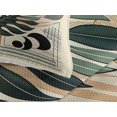 thumbnail image 3 of Ambesonne Monstera Quilted Coverlet 3 Pcs, Mid Century Boho Abstract, King Size, Evergreen Sepia Dusk, 3 of 4