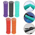 thumbnail image 2 of Mountain Bike Handlebar Rubber Handle Grip Riding Accessories Orange, 2 of 9