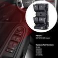 thumbnail image 6 of Power Window Switch Left Driver Side for GMC Acadia 2007-2015 20945224 25789692, 6 of 7