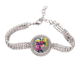 thumbnail image 1 of Graffiti street cultura colorido patron de guitarra Pulsera de tobillera de cadena de tenis, joyería de diamantes, 1 of 3