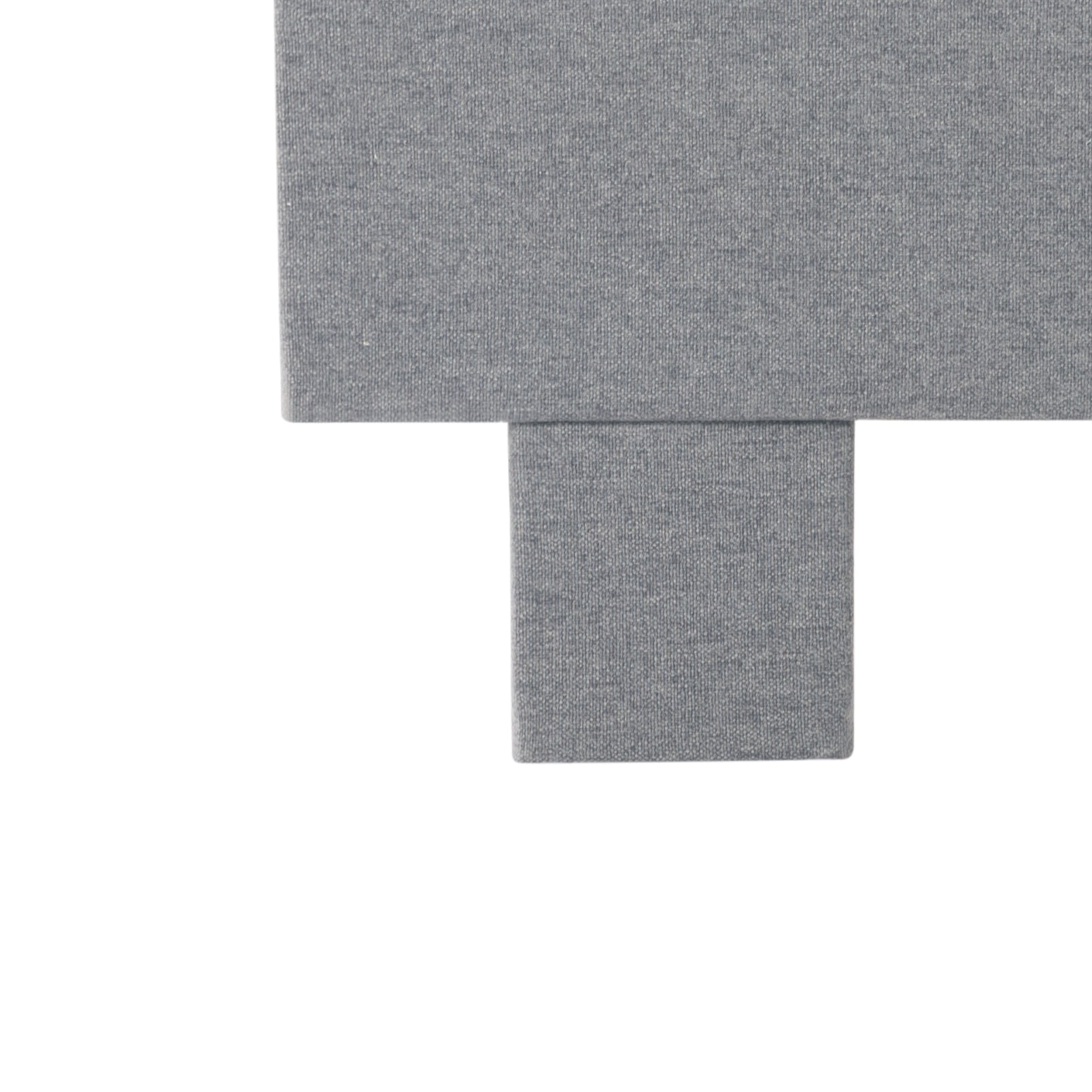 BSHTI Full Bed Frame with Adjustable Headboard, Linen Upholstered Platform Bed Frame with Wooden Slats Support, No Box Spring Needed for Bedroom, Guest Room, Apartment, Light Grey