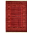 thumbnail image 2 of Rugs.com Bokhara Collection Rug – 4' x 6' Red Low Rug Perfect For Entryways, Kitchens, Breakfast Nooks, Accent Pieces, 2 of 8