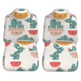 thumbnail image 5 of XMXT 2Pcs Car Seat Cover Decor Protector, Smiling Cactus Print Front Seat Covers for Cars SUVs, Universal Fit, 5 of 9