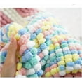 thumbnail image 4 of Minzimin 6 Balls Pomp-A-Doodle Yarn,100% Polyester Jelly Bean Small POM-POM Ball Yarn for Crochet Knitting Blanket Mat Pet Nest 600g, 4 of 9