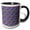 Black/White, variant on 3drose, Multicolored Square Pattern Background - Abstract Vector Design, 11oz Mug