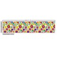thumbnail image 3 of Ambesonne Floral Fabric by the Yard Upholstery, Funny Flower Cartoon Pattern, 2 Yards, Multicolor, 3 of 5