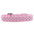 thumbnail image 3 of Dog, Puppy  Pet Fashion Collar, "Light Pink Crystal Sprinkles", 3 of 10