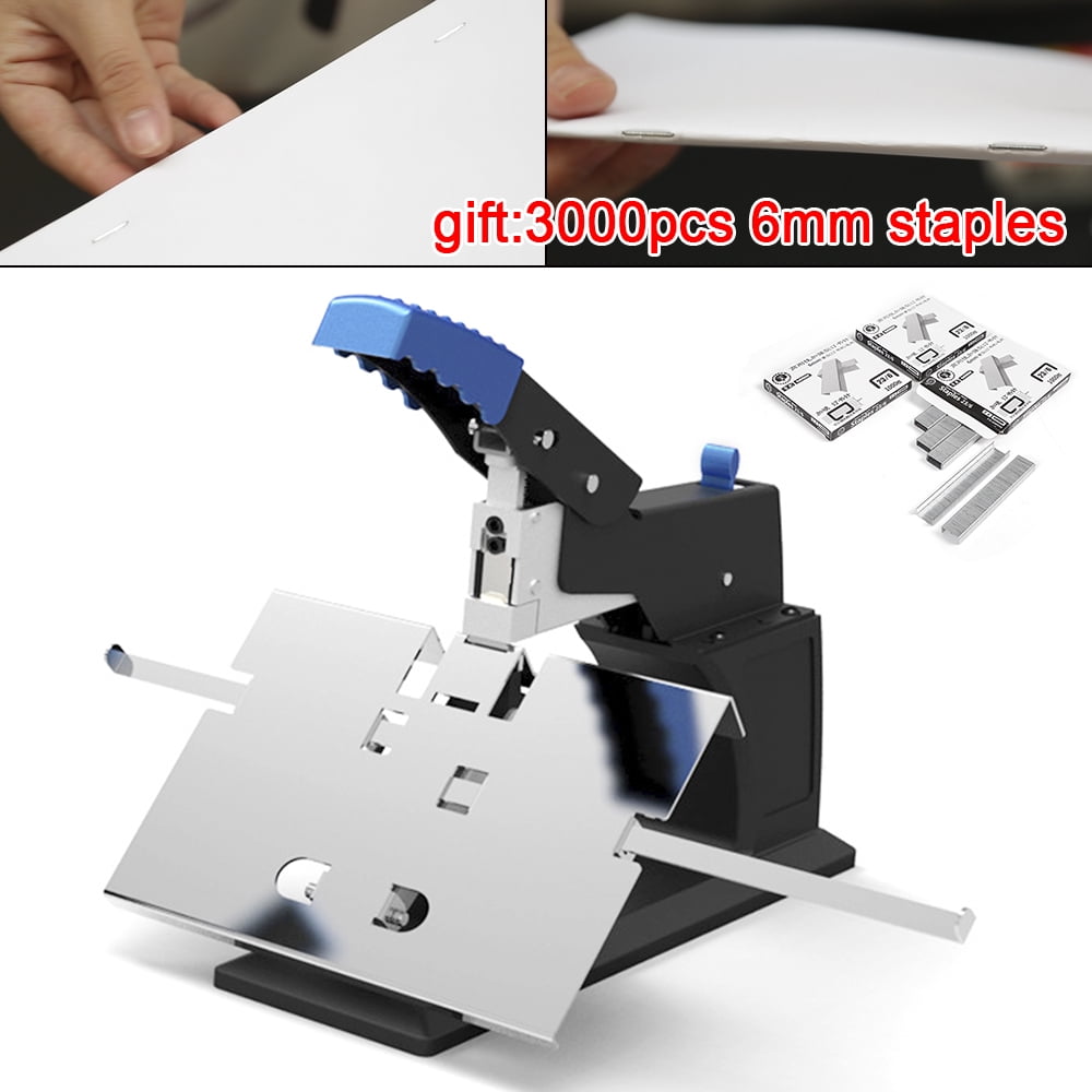Sturdy Heavy Duty Stapler with Adjustable Margins, Comfortable Handle, and 3000 Staples for Quick, Easy, and Reliable Document Binding
