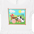 thumbnail image 4 of Inktastic Farm Animals with Cow, Chick and Pig Girls Toddler Dress, 4 of 5