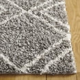 thumbnail image 5 of SAFAVIEH Arizona Basil Geometric Shag Area Rug, Brown/Ivory, 4' x 6', 5 of 12
