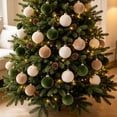 thumbnail image 5 of Christmas Tree Ornaments Velvet Balls, 15 Pack 2.4 Inch Shatterproof Neutral Hanging Ornaments for Christmas Xmas Decoration Indoor Holiday Decorations, 5 of 9