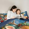 thumbnail image 5 of Castle Fairy 2-Piece Twin Bow Deer Xmas Bedding Set, 5 of 8